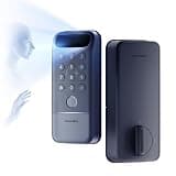 SwitchBot Lock Vision Pro Smart Lock, 3D Face Recognition + Palm Vein + Fingerprint, Keyless Entry Deadbolt for Front Door, 12-Month Battery, WiFi No Hub, Auto-Lock, Matter, Apple Home, Alexa, Google