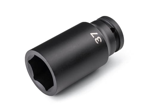 TEKTON 3/4 Inch Drive x 37 mm Deep 6-Point Impact Socket | SID33137