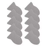 Hemobllo 10pcs Breathable Thumb Protector Finger Sleeves for Mobile Gaming, Silver Cloth Material with Stylish Design and Comfortable Fit, for Long Gaming Sessions