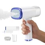 Portable Travel Steamer for Clothes - Handheld Foldable Clothing Steamer Iron Removes All Fabrics Wrinkles with 1000W High Power, Effectively Make Clothes Soft & Smooth