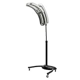 Standing Hair Dryer, 950w Professional Salon Hair Dryer with 360° Rotating Heating, Hair Color Processor with Adjustable Height & Rolling Base for Cold Perm, Coloring, Hair Treatment (Silver)