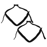 Toyvian 2pcs Adjustable High Chair Safety Belt for Fabric Highchair Straps with Comfortable Design Suitable for Dining Chairs and Black Waist Strap Harness