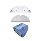 Water Tank Dust Box With Filters，Compatible For Roborock，Q7 Max Q7 + T8，Vacuum Cleaner Tray Accessories(Black 3pcs)