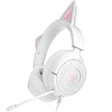 Razer Kraken Kitty V3 X Wired Gaming Headset: Kitty Ears - HyperClear Cardioid Mic - 40 mm Drivers - 7.1 Surround Sound - Comfy Ear Cushions - Cross-Platform via 3.5mm PC, PS5, Xbox, Switch 2 - White