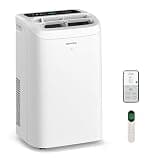 ZAFRO Portable Air Conditioner, 12050 BTU (8050 BTU SACC), Cools Rooms up to 500 Sq.Ft, Smart Portable AC Unit with Ultra-Quiet (44dB), Drainage-Free Cooling, Energy-Efficient, Easy Installation