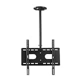 Ceiling Tv Mount, Adjustable Height Full Motion 360 ° Rotation Tv Bracket, Max Up to 50 Inch Tvs, Two Installation Methods: Ceiling and Wall Tv Bracket