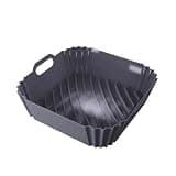 3pcsNon-stick Air Fryer Multifunctional, Reusable Silicone Basket Mat Liner Mold Food Grade
