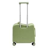 Athzuunn 18" Kids Carry On Luggage, Spacious Rolling Luggage with Password Lock, Rolling Luggage With Lock,Travel Trolley Case for Short Trips,School Trips,Outings (Olive Green)