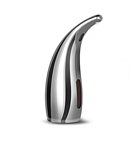 SMSOM Soap Dispenser, Automatic Soap Dispenser, Dish Soap Dispenser for Kitchen, Touchless Soap Dispenser Equipped w/Infrared Motion Sensor, Suitable for Bathroom, Kitchen, Silver