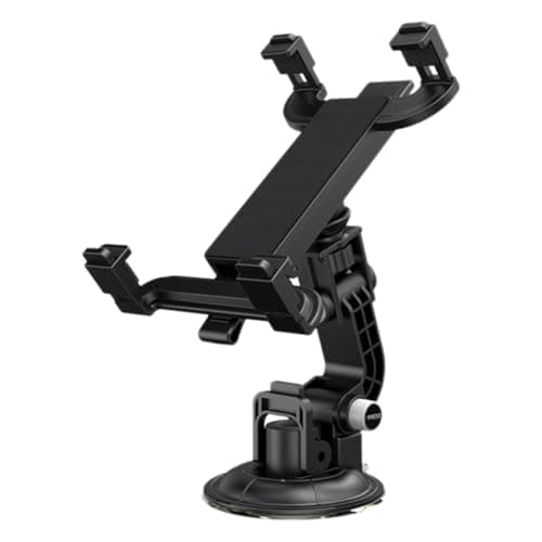 DIYEAH Car Tablet PC Bracket Suction Cup Holder 360° Rotating Navigation Stand for Vehicle Dashboard Compatible with Ipad and Tablets