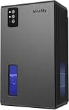 NineSky Dehumidifiers for Home, 1000 Sq.Ft Dehumidifier with 95oz Water Tank, Quiet Dehumidifier for Basement Bathroom Bedroom with 7-Color Ambient Light & Auto Shut Off, (Grey)