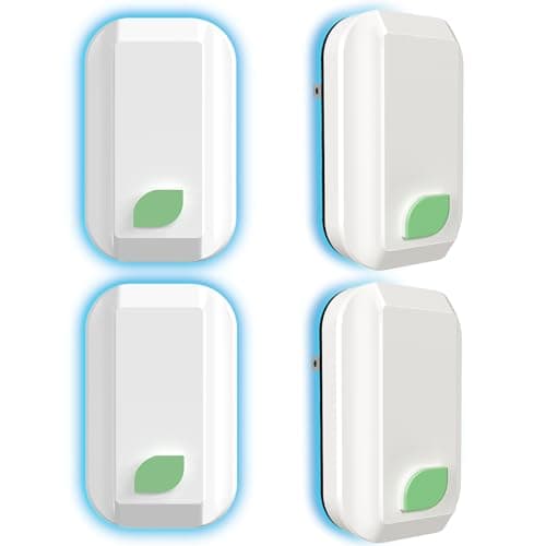 Limpin Plug In Air Ionizers-4Pack, Negative Ion Air Purifier for Home Quiet Operation Ionic Air Purifier for Bedroom Portable Air Cleaner for Office Living Room, kitchen, Bathroom,Pet Room (4Pack)