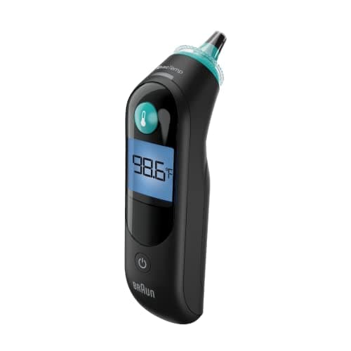 Braun ThermoScan Digital Ear Thermometer – Infrared Thermometer for Adults, Kids, Toddlers, and Babies – Fast, Gentle, Accurate Results, IRT6030BAM