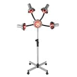 Subiudzzh 750W Infrared Heat Lamp, 5 Head Stand up Infrared Hair Dryer Professional Salon Hair Color Processor with Adjustable Height & Angle 4 Rolling Casters for Hair Perming Dyeing Care