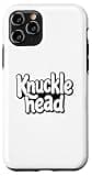Knucklhead Black n White Text Case for iPhone 11 Pro