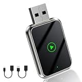 Mini CarPlay Wireless Adapter for Apple iPhone - Converts Wired to Wireless CarPlay Adapter, CarPlay Dongle Stick for Apple Wired CarPlay Cars & for iPhone iOS 10+, USB & Type-C, Plug & Play