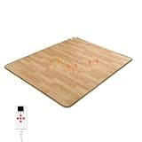 Home Graphene Yoga Heating Mat, Portable Heating Carpet with Adjustable Temperature 12 Hour Timer, Heated Yoga Mat Heated Foot Warmers Under Desk(180x200cm)