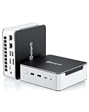 Getorli Mini PC Ryzen 7 H 255 (8C/16T, Up to 4.9GHz), 16GB DDR5 1TB PCIe 4.0 SSD Desktop Computer, Radeon 780M Graphics, Support Quad Display 4K, WiFi 6, BT 5.3, Dual 2.5G LAN, USB4 for Gaming/Office