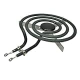 WB30X254 small 6-inch burner safety element, suitable for GE brand, Rated 1250 Watts at 240 Volts， Part number WB30T10075 WB30X254 WB30T10023