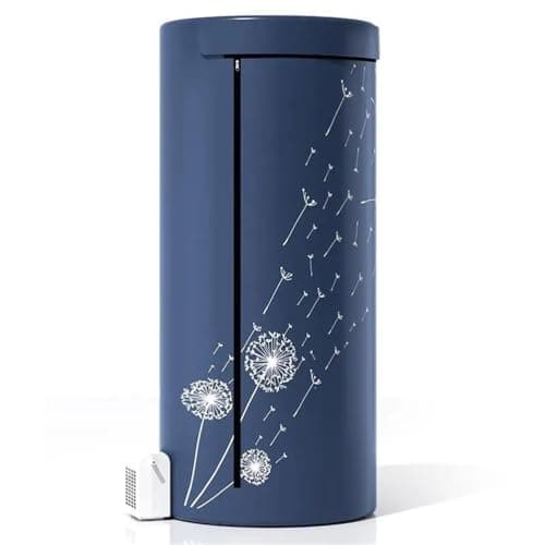 Portable Electric Clothes Dryer 1000W Heated Clothes Airer Travel Heated Clothes Dryer with Timer Electric Clothes Dryer For Apartment Dorm RV Small Space Machine for Travel A