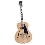 ZOCWJK Electric Guitar Natural Hollow Body Jazz Electric Guitar 6 String Right Handed Professional Performance Durable,