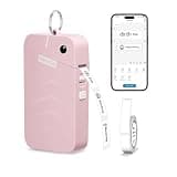 ORGSTA Label Maker, S001 Portable Bluetooth Label Maker Machine with Tape, Thermal Label Printer for Home, Office, School Organization, Wireless Mini Labeler Machine, Pink