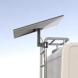 Koroao Starlink RV Ladder Mount,Clamp Mount for Starlink Gen 3/Mini/Standard 4/4X with Installation Range 0.8-1.97” Pole Starlink V3 Mounting,Suitable RV/Ladder/Pole/Rack/Roof Outdoor Portable Bracket