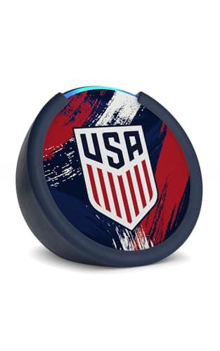 Amazon Echo Pop (newest model) | Officially Licensed U.S. Soccer Limited-Edition (Blue)