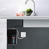 Omquot Mini Electric Water Heater Lightweight 5.5KW Kitchen Shower Hot Water System (Black)