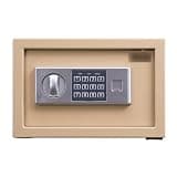 fireproof safe Digital Safe Small Security Safe with Electronic Keypad Ideal for Storing Cash Jewelry and ID Documents(Gold)