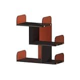 VHDY85KA Bookcase Multi-Zone Storage Desktop Acrylic Bookshelf for Office Dormitory Organizer Shelves