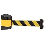 Magnetic Retractable Queue Barrier, Wall Mounted Belt with Accessories, Strong Magnetic Attraction for Crowd Control and Event Management