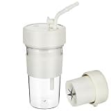 ULTECHNOVO Rechargeable Portable Juicer 350ml Electric Juicer with Leak-proof Lid and Stainless Steel Blade, Easy to Use Compact Blender for Travel the Move
