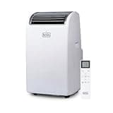 BLACK+DECKER Portable Air Conditioner,14,000 BTU Cooling, 12,000 BTU Heating for Rooms up to 700 Sq. Ft., Smart AC Unit with Follow Me Remote, BPACT14HWT, White
