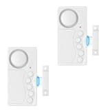 EGIZPY Fridge Door Alarm with Delay, Door Alarms When Opened, 2PK