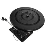 Didiseaon Vintage Vinyl Record Player Gramophone Style with Large Movement and Advanced Turntable Mechanism, Easy to Use Plastic Retro Decor for Home and Music Enthusiasts