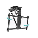 GFSGHZZ Motorised Tv Bracket Stand - Ceiling Tv Mount Stand, Tv Wall Mount, Telescopic Electric Lift Tv Stand with Intelligent Memory,Fits 32-75 Inch Tvs, Max Bearing 35Kg, with Remote Control
