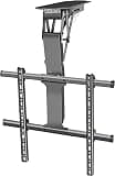 TV Bracket, Electric Ceiling TV Mount, 0-85° Angle Adjustment for 32 to 70 Inch Screens, Mount On Flat Roofs Or Sloping Ceilings TV Mount TV Stand