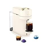 Nespresso Vertuo Next Coffee and Espresso Maker by DeLonghi, Creamy White with Gold (Renewed)