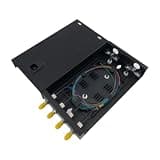 XZPHgVga 4 Port Fiber Terminal Box Empty SC/FC/ST/LC Compatible with Thick Cold Rolled Optic Enclosure for Data Centers(4P ST Pigtail Box)