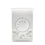 Mechanical Rotary Thermostat Central Conditioning Fan Coil Unit, 220V AC Temperature Control Switch with Heating & Cooling Modes, White 86-Type Wall