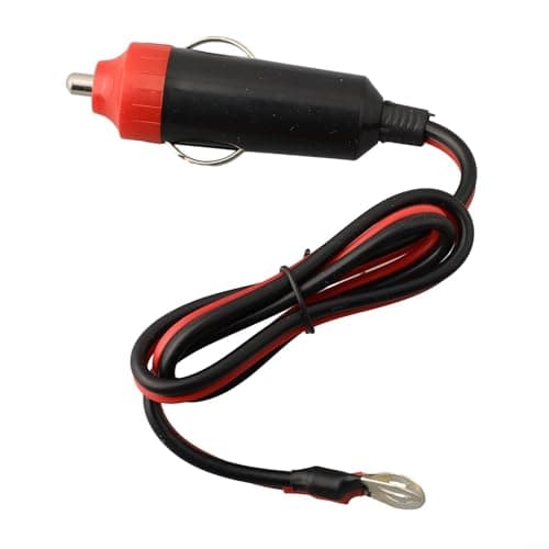 HanOaki Car Power Inverter Wire Quick Install Male Socket ABS Cable for Automotive Use Fit for Most Vehicles Black Red