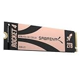 SABRENT Rocket 4 2TB NVMe SSD PCIe Gen4 M.2 2280 Internal Solid State Drive Up to 7450MB/s Read 6400MB/s Write for PS5 Desktop Laptop Gaming High-Speed Storage Low Heat (SB-RKT4L-2TB)