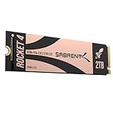 SABRENT Rocket 4 2TB NVMe SSD PCIe Gen4 M.2 2280 Internal Solid State Drive Up to 7450MB/s Read 6400MB/s Write for PS5 Desktop Laptop Gaming High-Speed Storage Low Heat (SB-RKT4L-2TB)