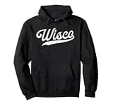 Vintage Wisco Classic Script State Connect Pullover Hoodie