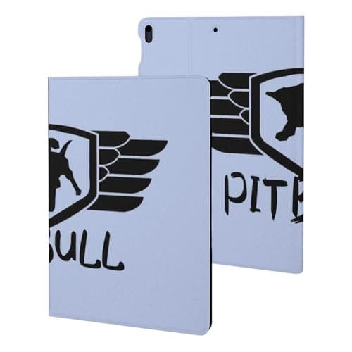 Pit Bull Dog Logo Fashion Case Compatible with 10th 9th 8th 7th Generation (2021/2020/2019) Protective Cover Adjustable Stand
