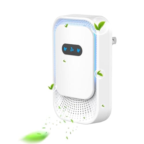 Air Ionizers (1 Pack), Plug In Filterless Negative Ion Air Purifiers, Quiet Air Freshener for Odors Smoke Dust, Portable Air Purifiers for Home Office, Bedroom, Bathroom, Apartment