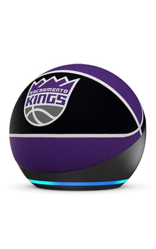 Amazon Echo Dot (newest model) | Officially Licensed NBA Limited-Edition | Sacramento Kings
