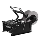 Hubxinly Adjustable Manual Round Bottle Labeling Machine with Handle Manual Labeling Machine for Round Glass Plastic Metal Bottle