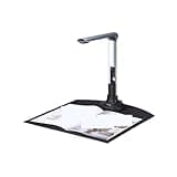 Portable Scanner, BK52 Portable Book and Document Camera Scanner, A3 HD USB 2.0 Capture with LED Light for ID Cards, Passport, Books, Watermark, Increase Efficiency